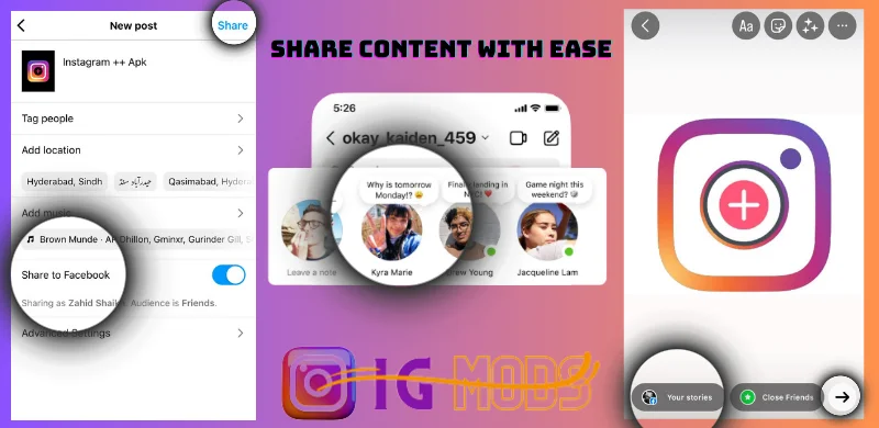 Share Content With Ease
